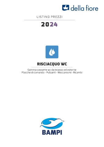 bampi - listino risciacquo wc 2024